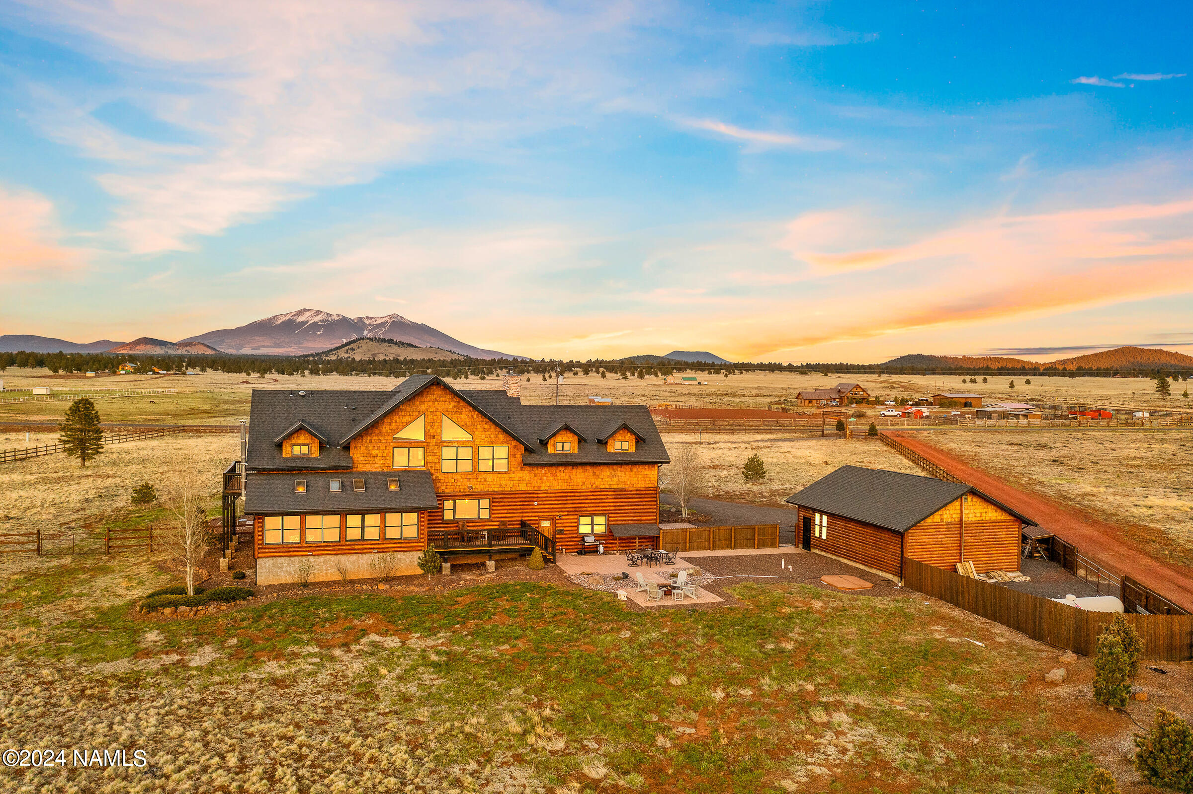 3130 North Spring Valley Road Parks, AZ 86018 - Photo 3 of 48 a view of a lake with a mountain view