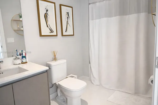 a view of painting on the wall