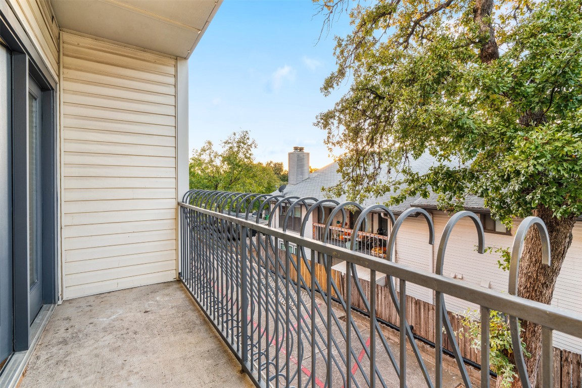 2408 Enfield Road, Unit 211 Austin, TX 78703 - Photo 14 of 26 View of balcony