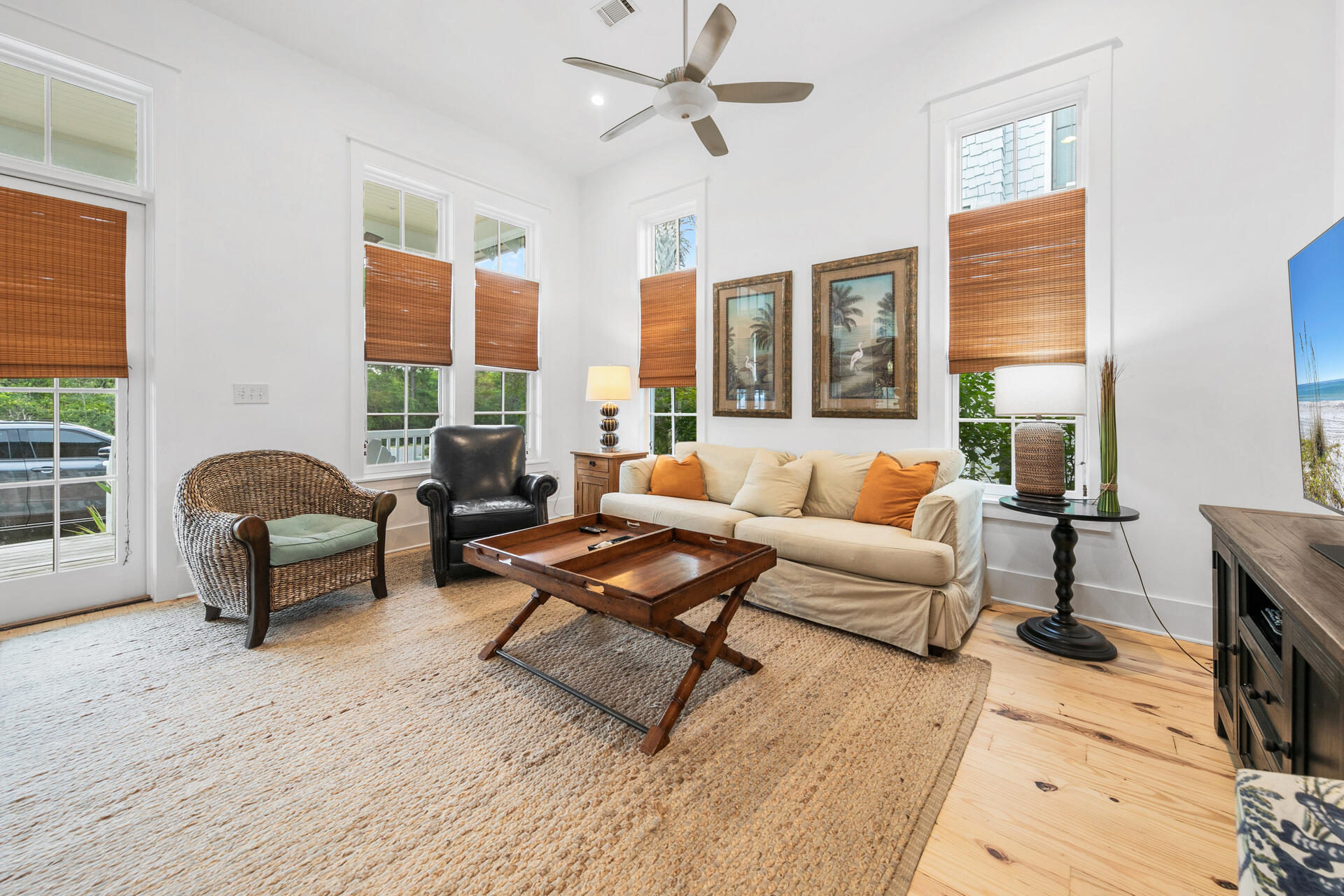 47 Cypress Walk Santa Rosa Beach, FL 32459 - Photo 3 of 46 a living room with furniture and a large window