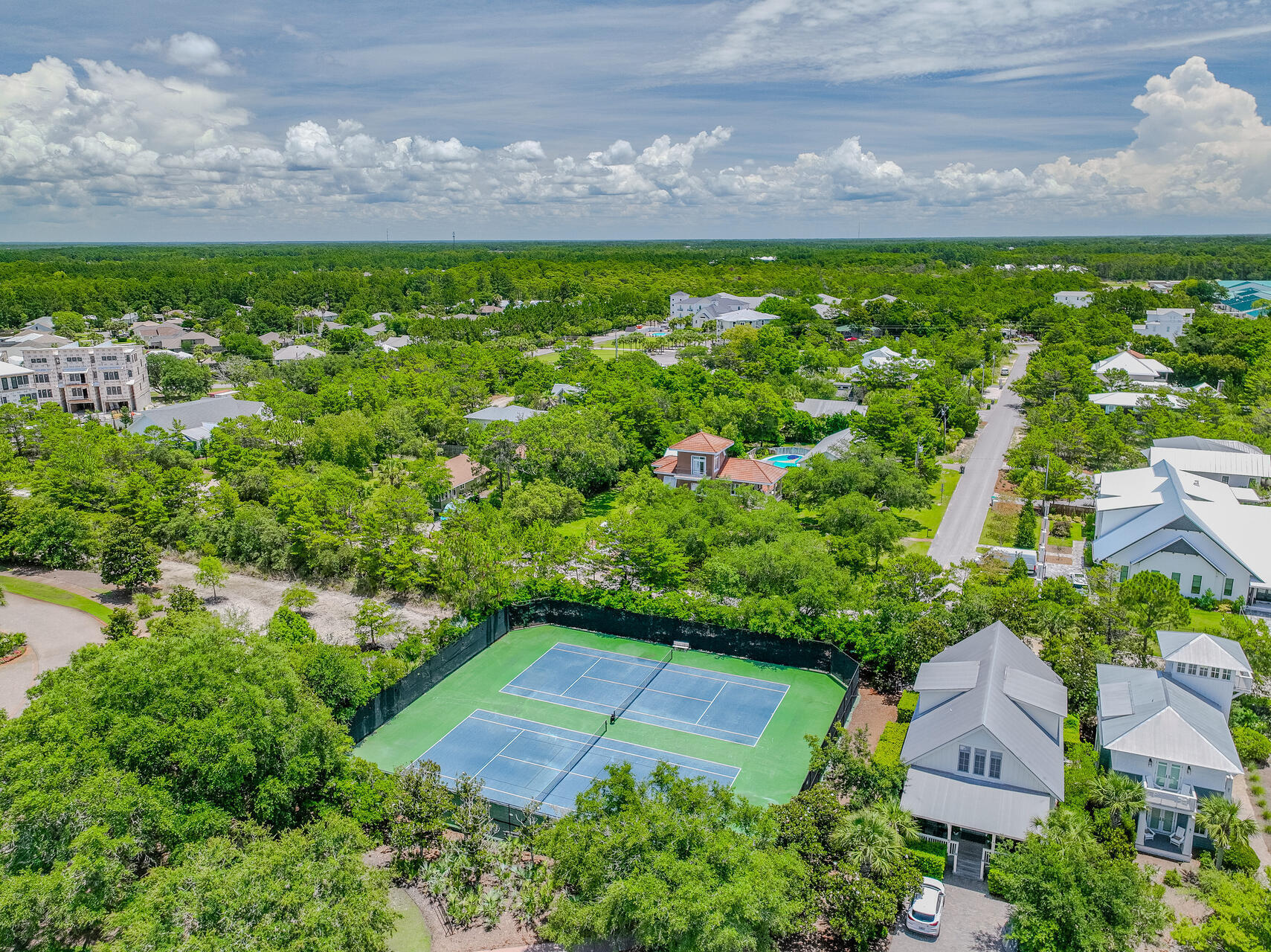 47 Cypress Walk Santa Rosa Beach, FL 32459 - Photo 43 of 46 an aerial view of a house with a yard
