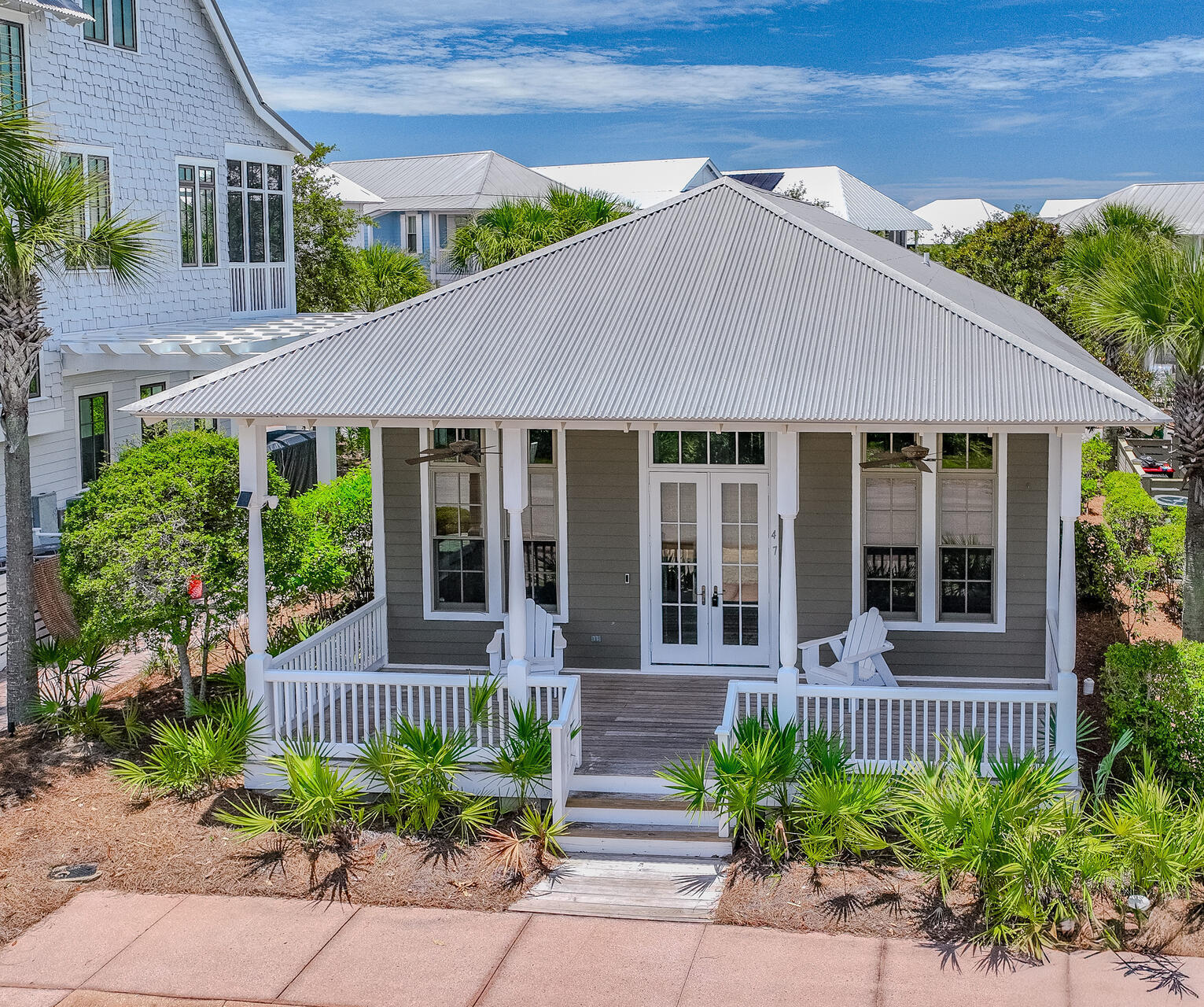 47 Cypress Walk Santa Rosa Beach, FL 32459 - Photo 46 of 46 a view of a house with a small yard plants and large tree