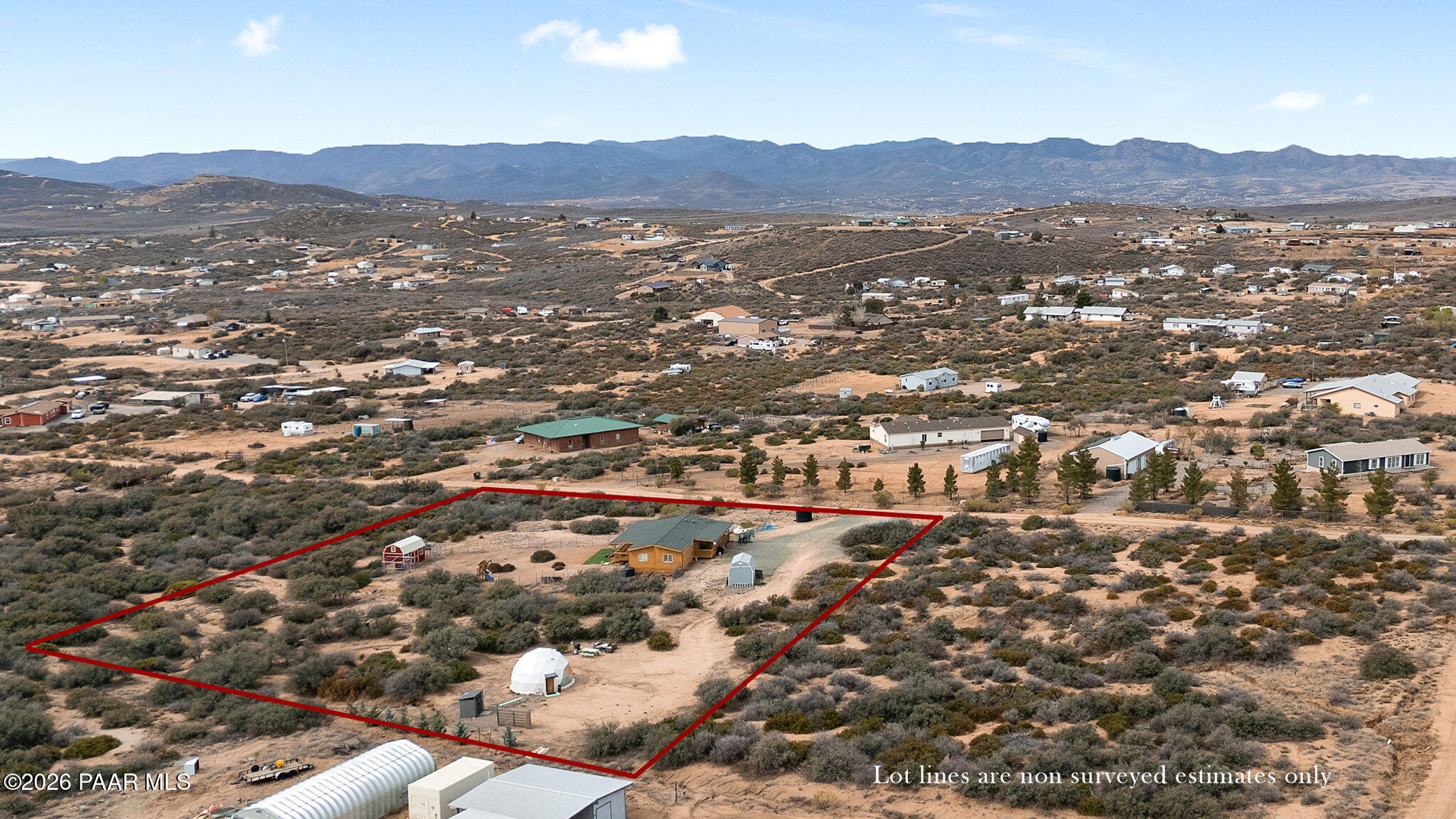 1675 Ark Landing, Unit 8 Dewey, AZ 86327 - Photo 33 of 35 Photo Aerial view from behind property