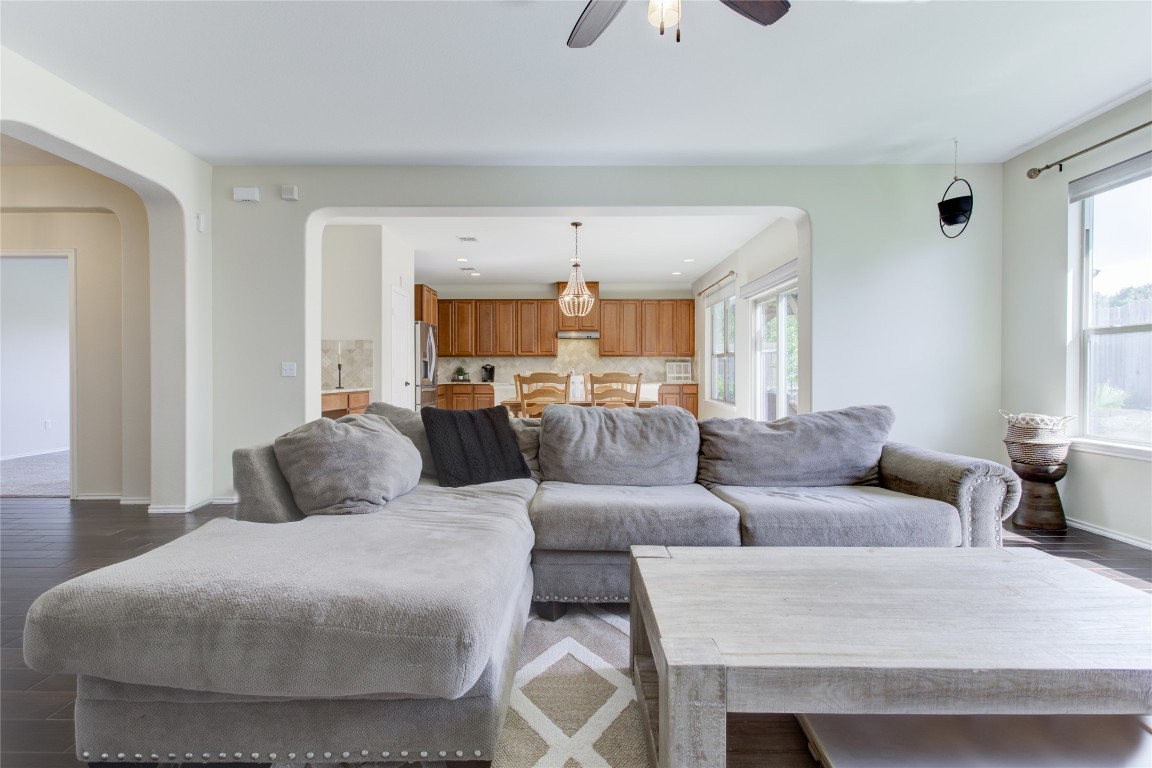 920 Autumn Sage Way Pflugerville, TX 78660 - Photo 15 of 30 a living room with furniture and a large window