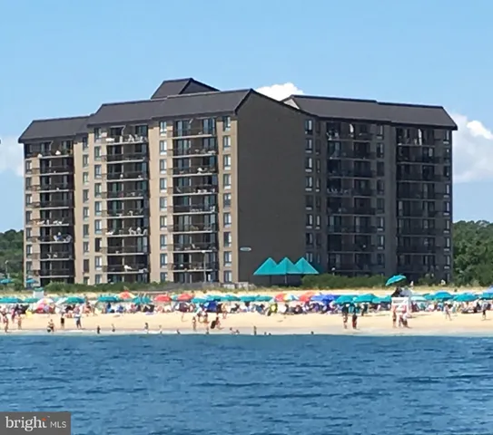 a front view of multi story residential apartment building