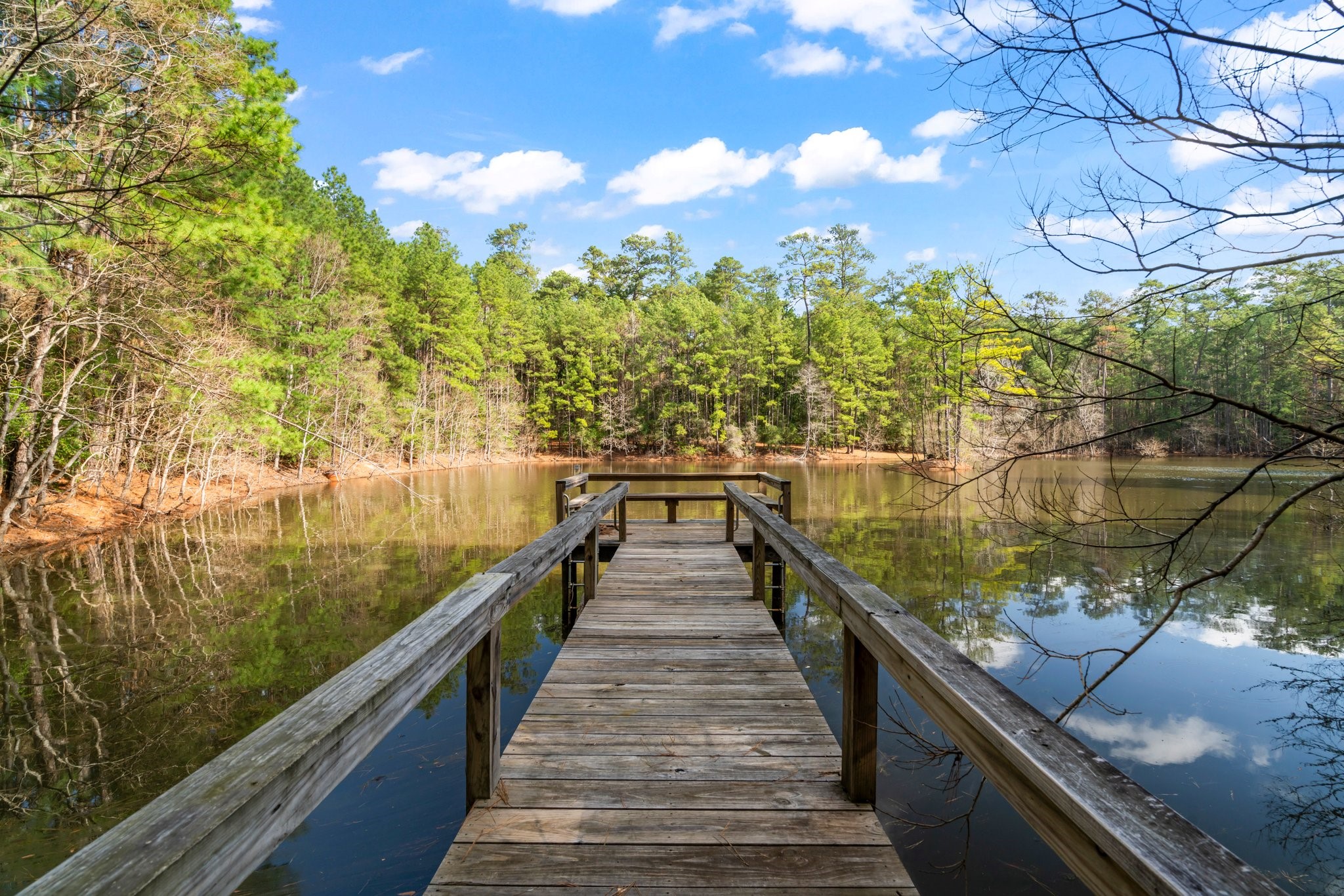 a view of balcony and yard