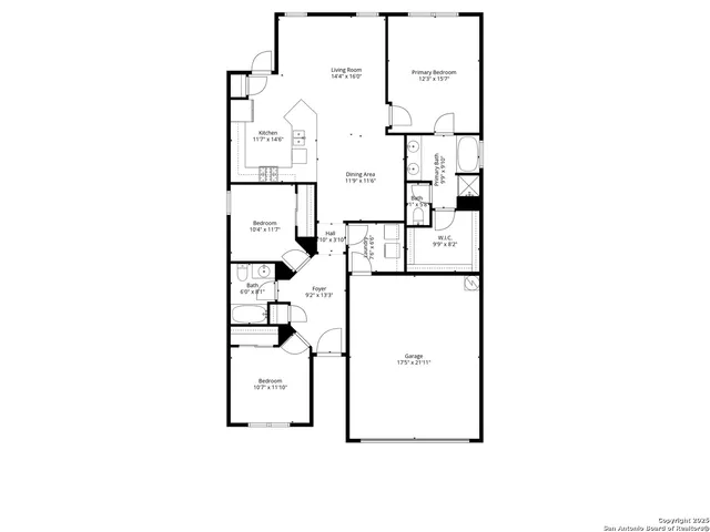 a picture of a floor plan