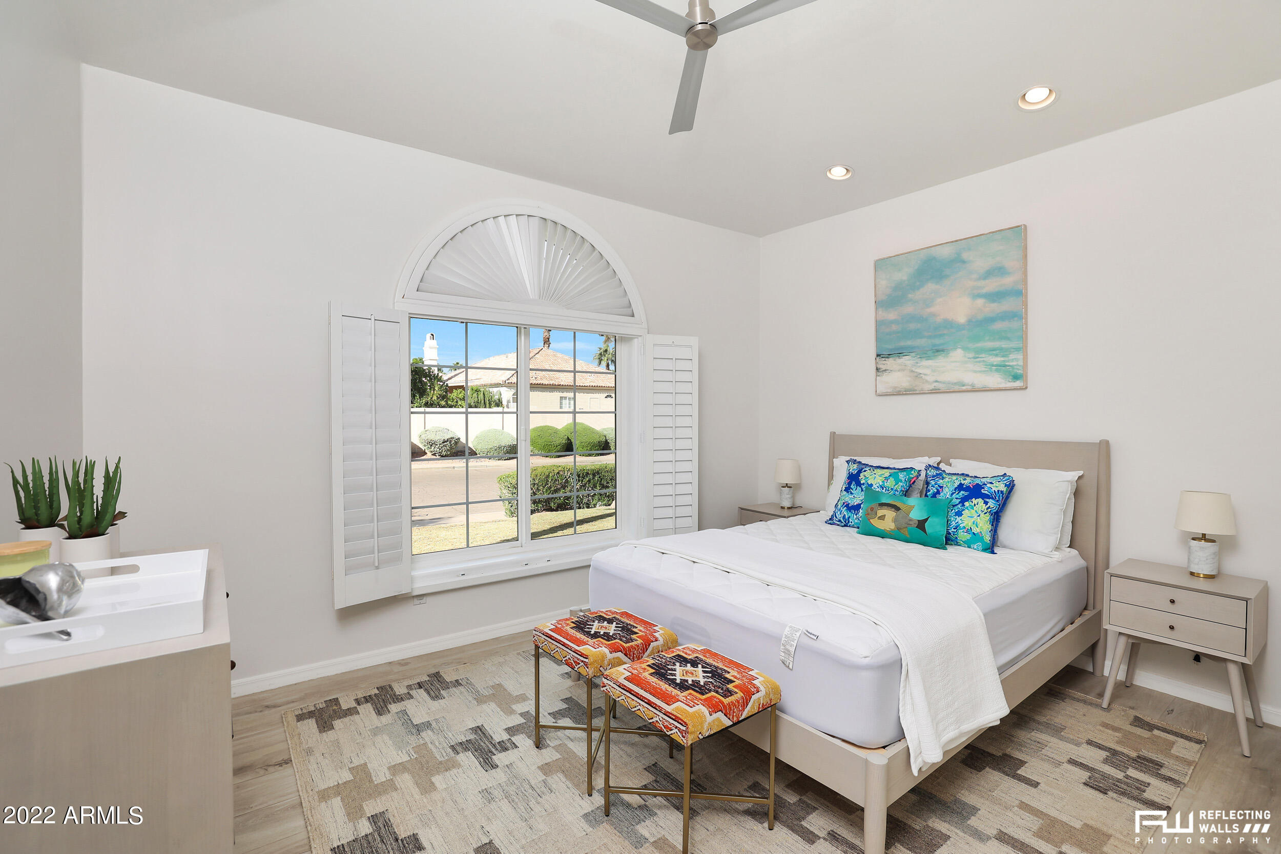 10085 East Doubletree Ranch Road Scottsdale, AZ 85258 - Photo 33 of 62 a bedroom with a bed and a window
