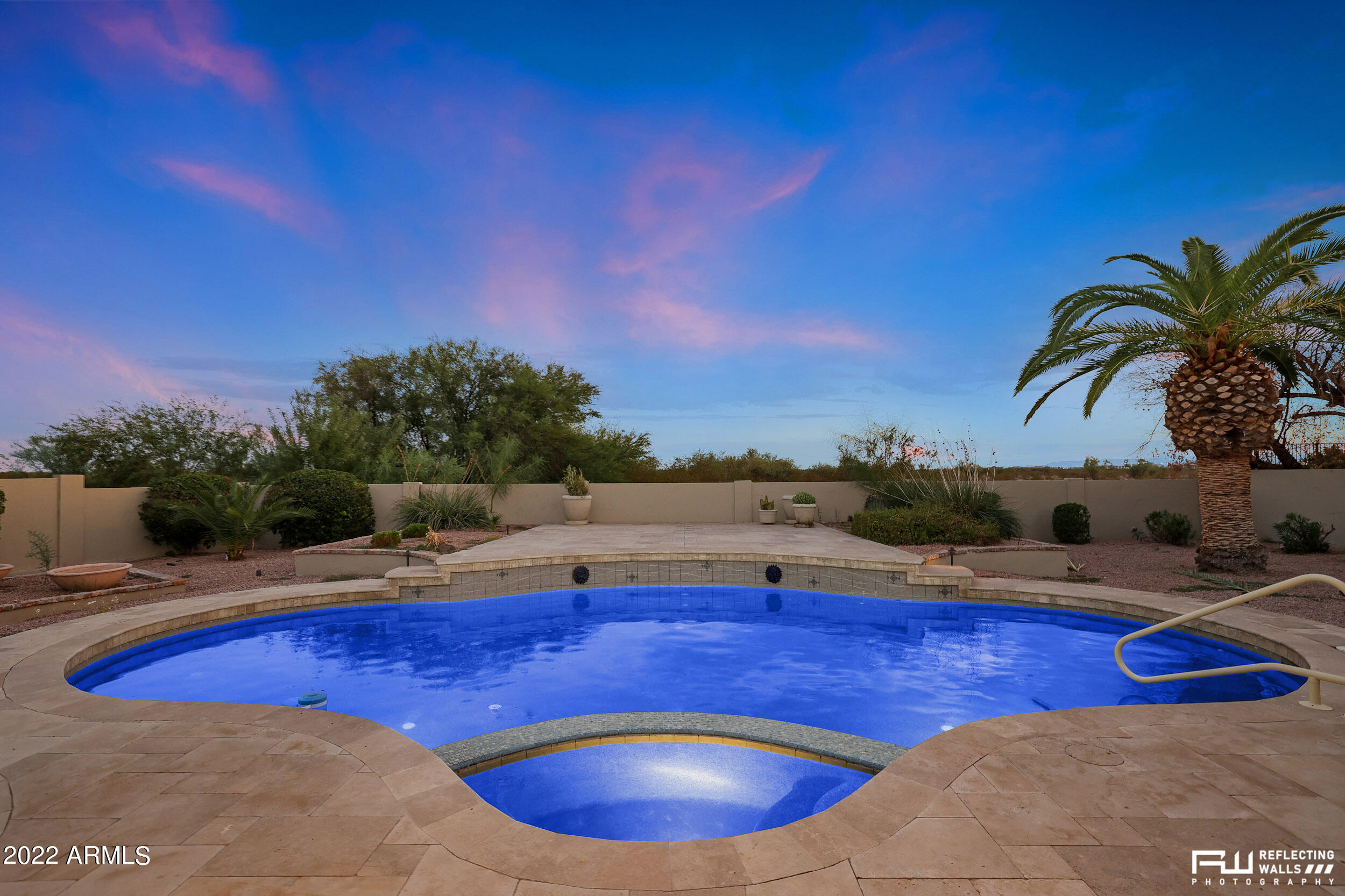 10085 East Doubletree Ranch Road Scottsdale, AZ 85258 - Photo 41 of 62 a view of a swimming pool with lounge chair