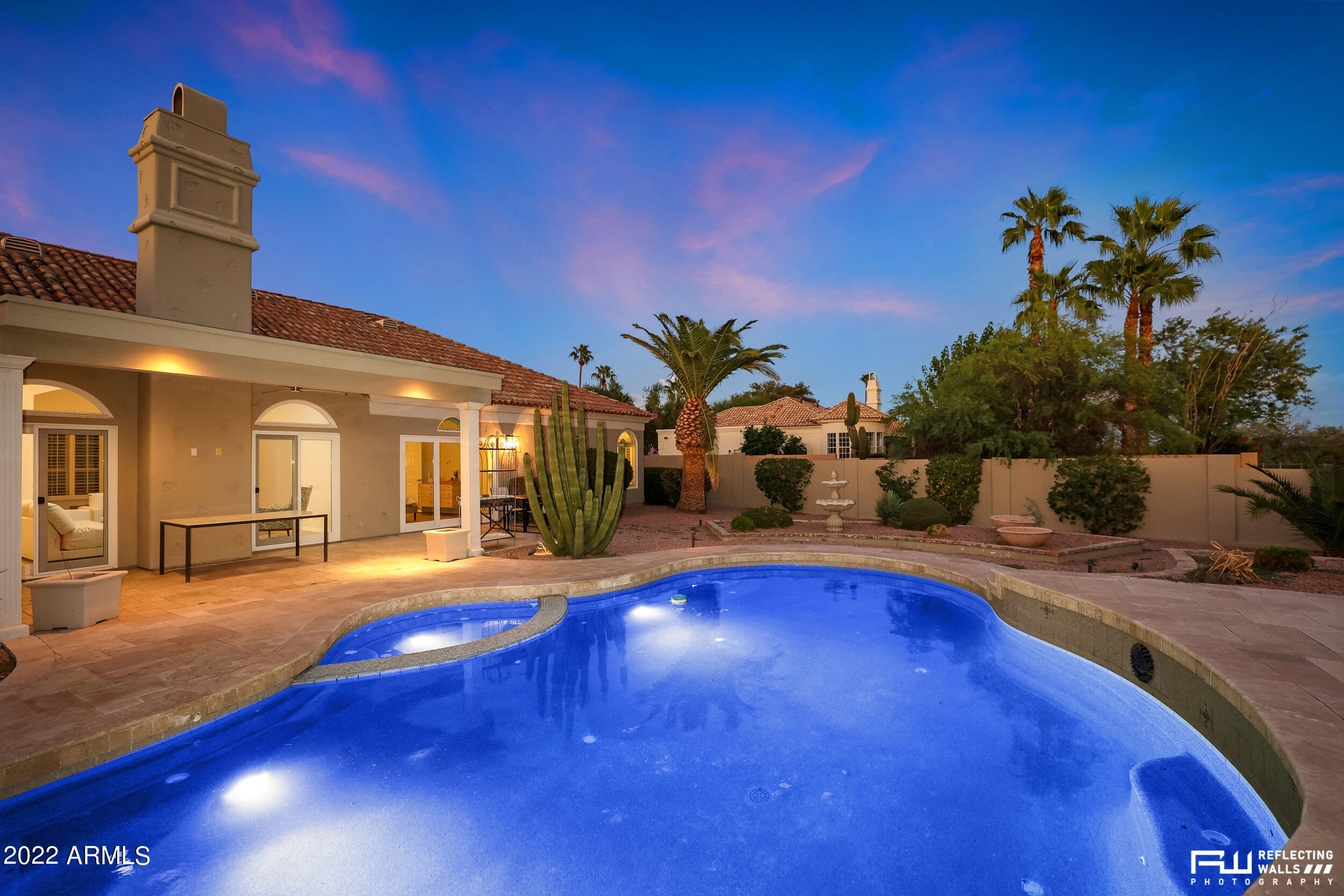 10085 East Doubletree Ranch Road Scottsdale, AZ 85258 - Photo 46 of 62 a view of a house with swimming pool