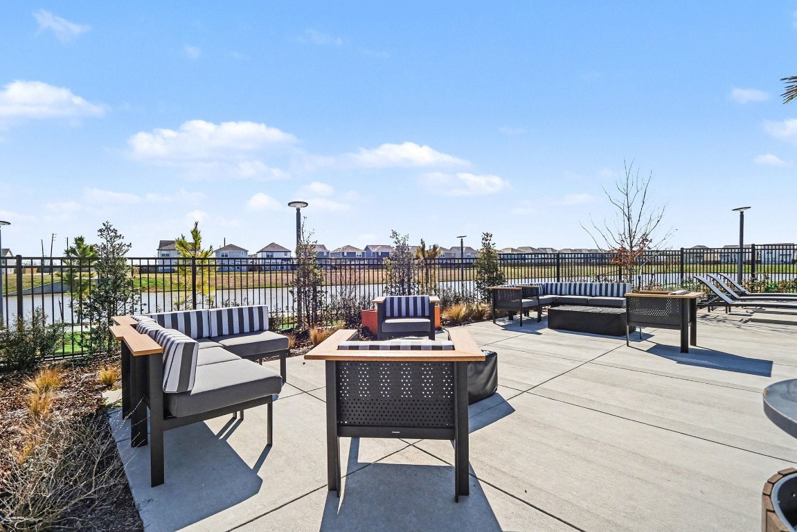 19602 Pradera Meadows Loop Rosharon, TX 77583 - Photo 35 of 47 a view of a terrace with chairs