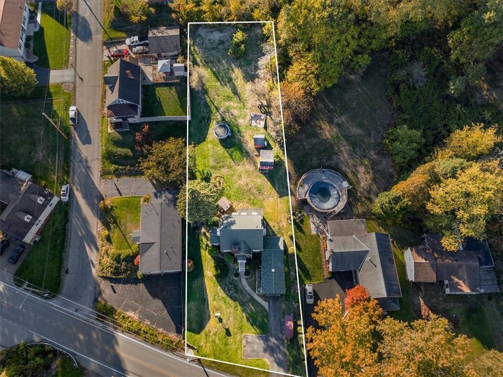 185 Highway 68 Rochester, PA 15074 - Photo 25 of 29 an aerial view of residential houses with outdoor space