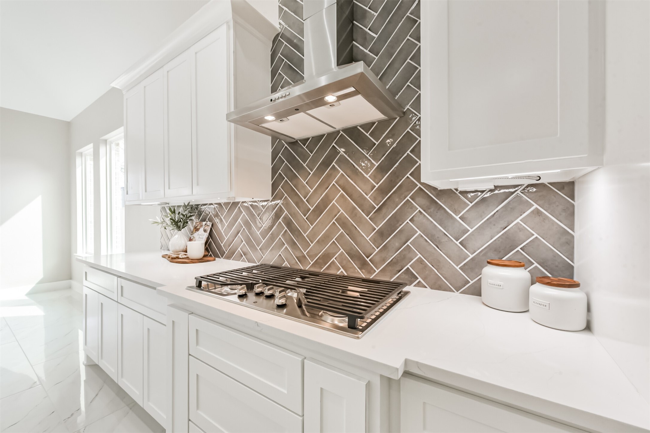 2803 Lancaster Lane Pasadena, TX 77506 - Photo 10 of 45 a kitchen with a stove and a white refrigerator