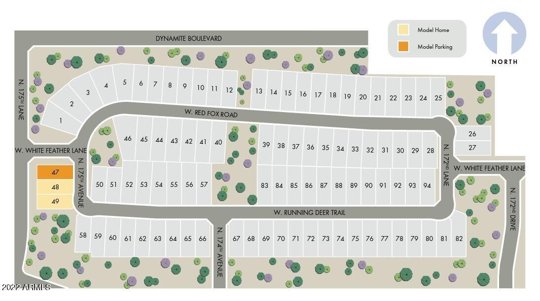 17299 West Red Fox Road Surprise, AZ 85387 - Photo 4 of 5 Vistas Site Map