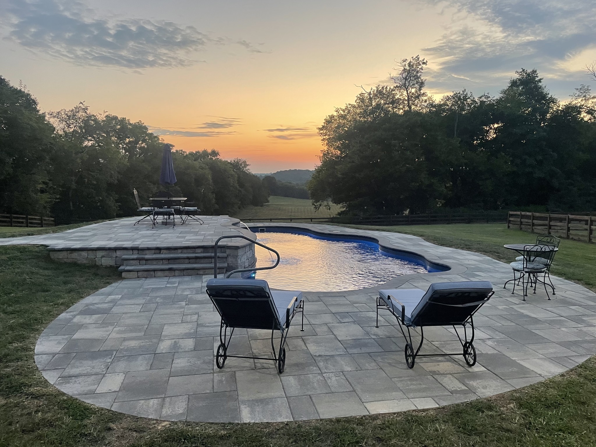 3030 Cherry Corner Road Cornersville, TN 37047 - Photo 64 of 66 a view of a swimming pool with lounge chair in the patio