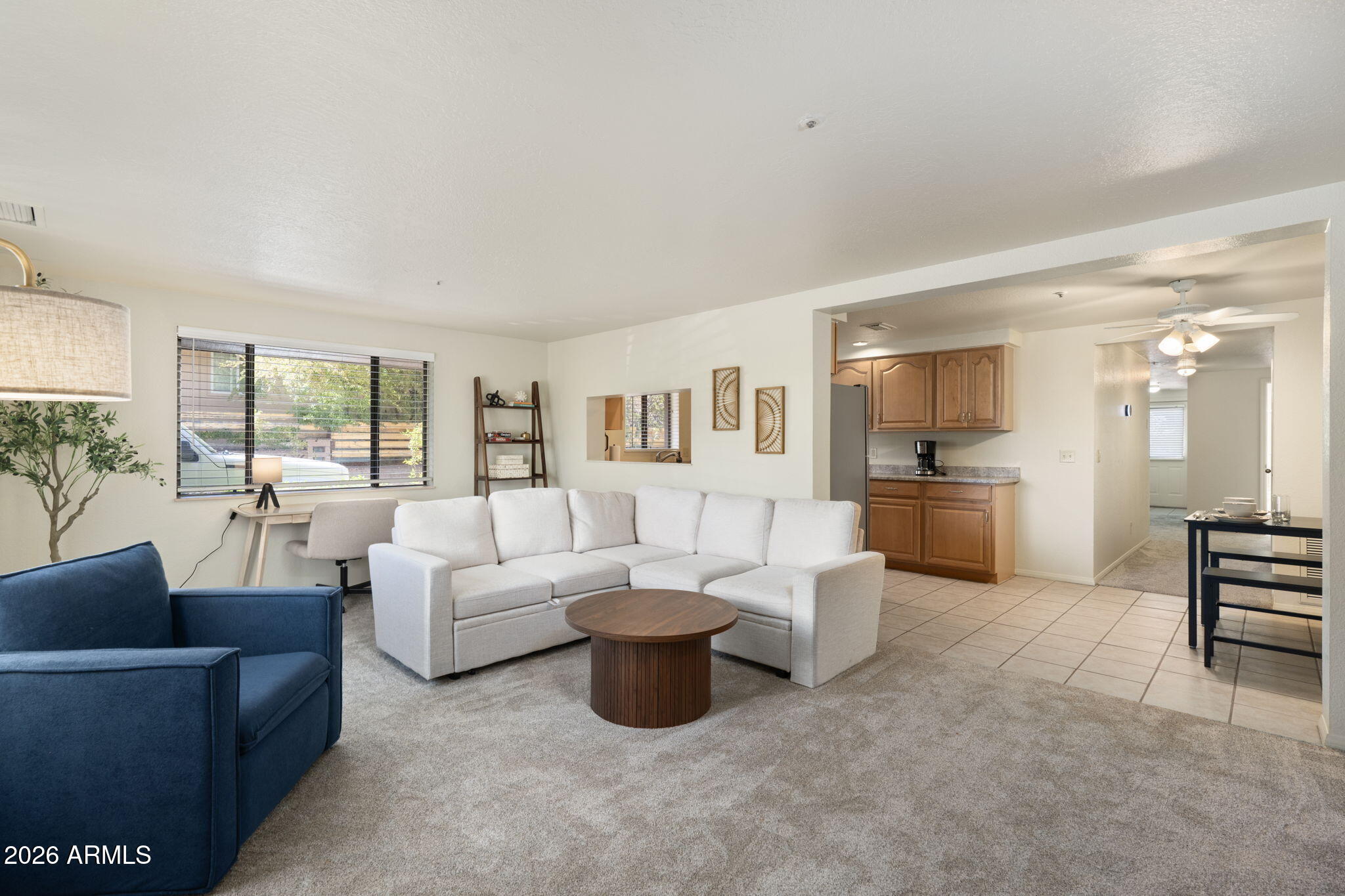 615 Jordan Road Sedona, AZ 86336 - Photo 71 of 88 a living room with furniture and a view of kitchen