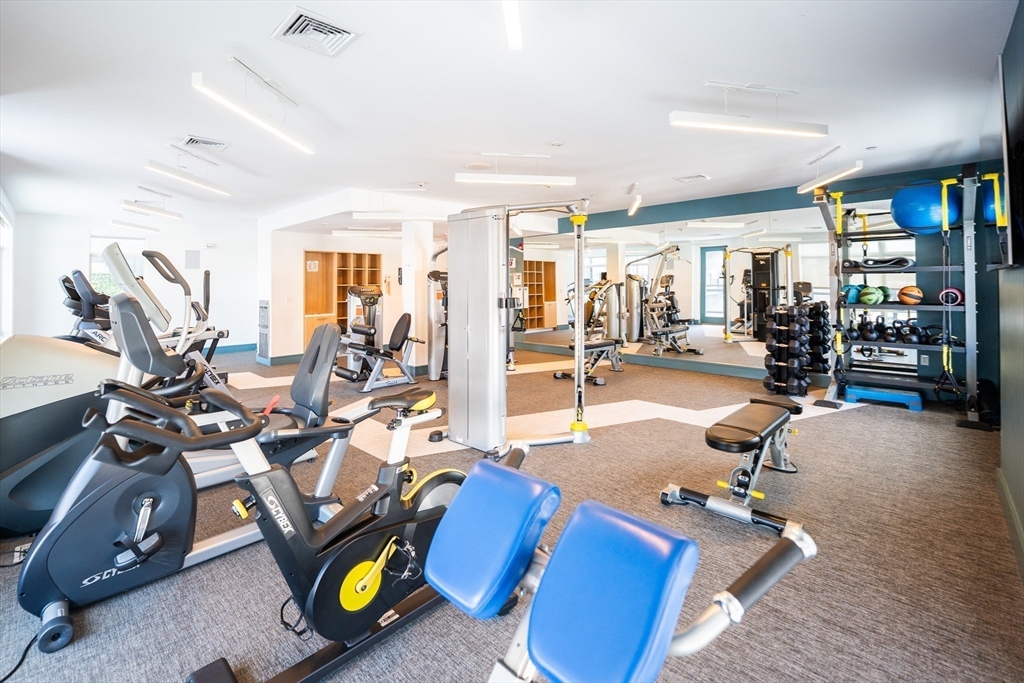 180 Telford Street, Unit 605 Boston, MA 02135 - Photo 18 of 24 a view of a room with gym equipment