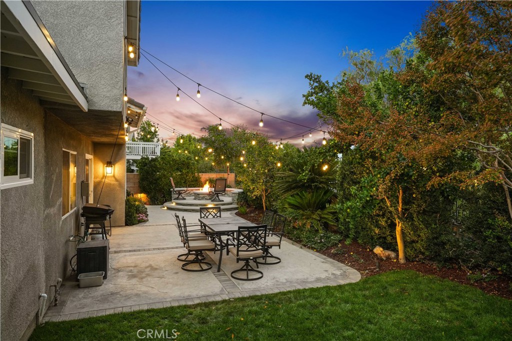 25510 Chisom Lane Stevenson Ranch, CA 91381 - Photo 44 of 53 a view of a backyard with sitting area