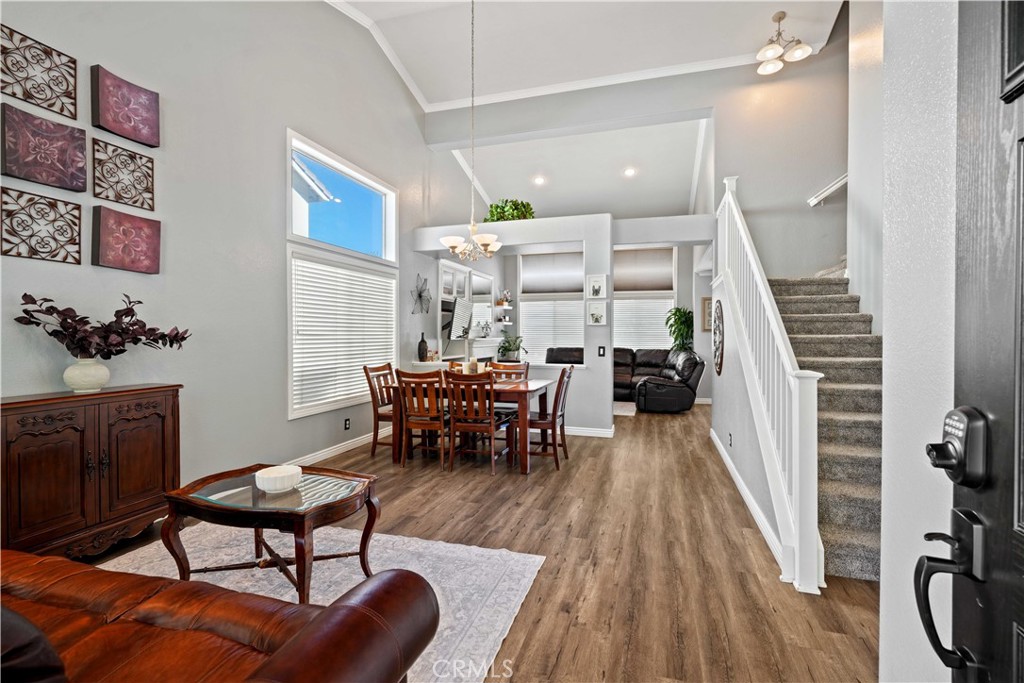 25510 Chisom Lane Stevenson Ranch, CA 91381 - Photo 7 of 53 a living room with furniture and wooden floor
