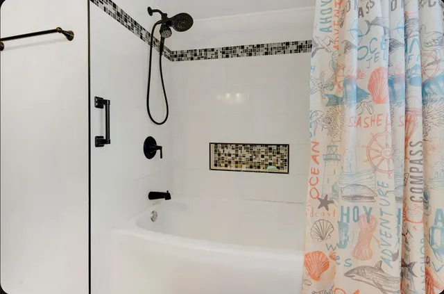 a view of an empty room with a glass door