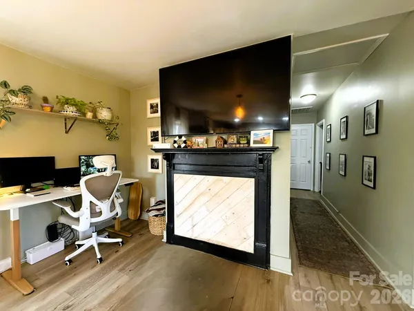 an entryway in hallway