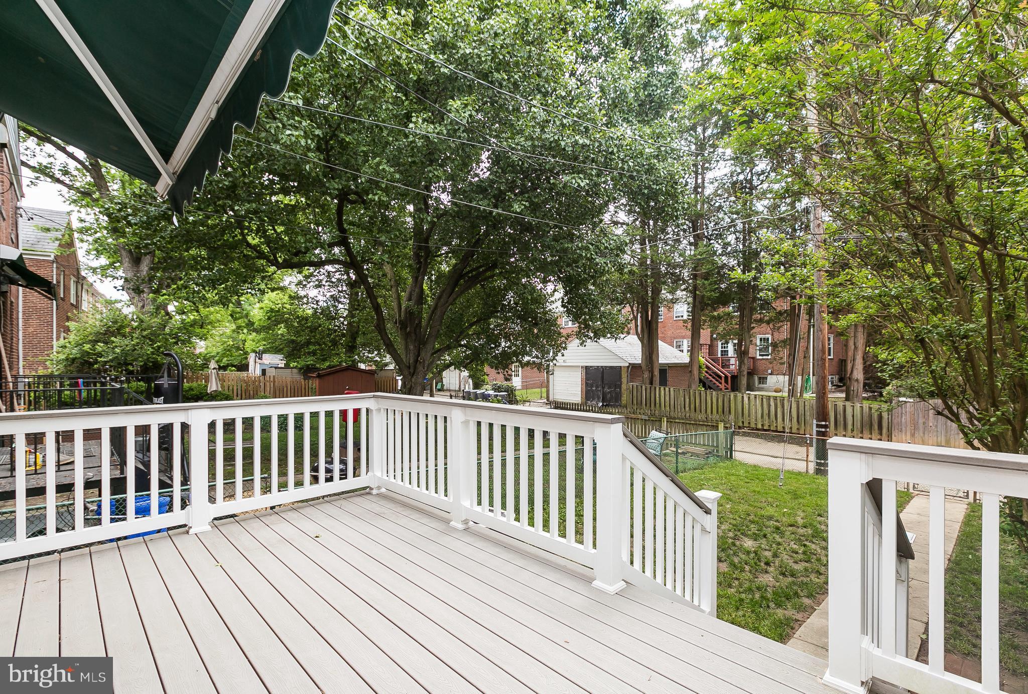 39 Murdock Road Baltimore, MD 21212 - Photo 27 of 28 a view of deck with wooden floor and fence