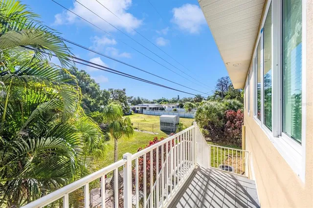 a view of a house with a outdoor space