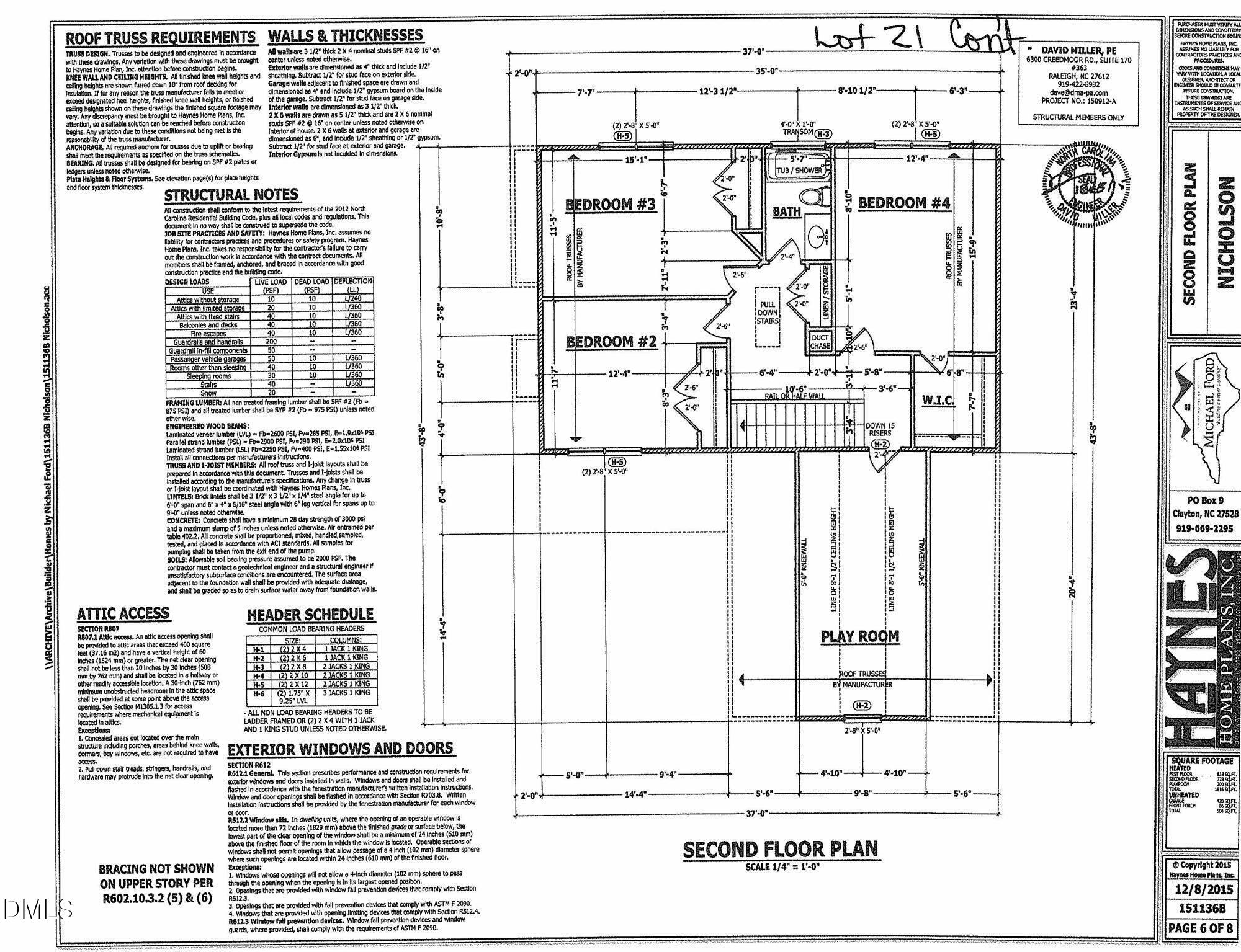 18 Charles Point Selma, NC 27576 - Photo 5 of 6 a black and white photo of a living room