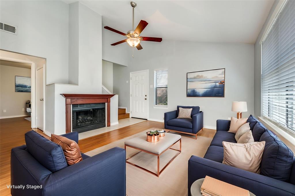 2240 Tarpley Road, Unit 32 Carrollton, TX 75006 - Photo 3 of 15 Virtually Staged Living Area.