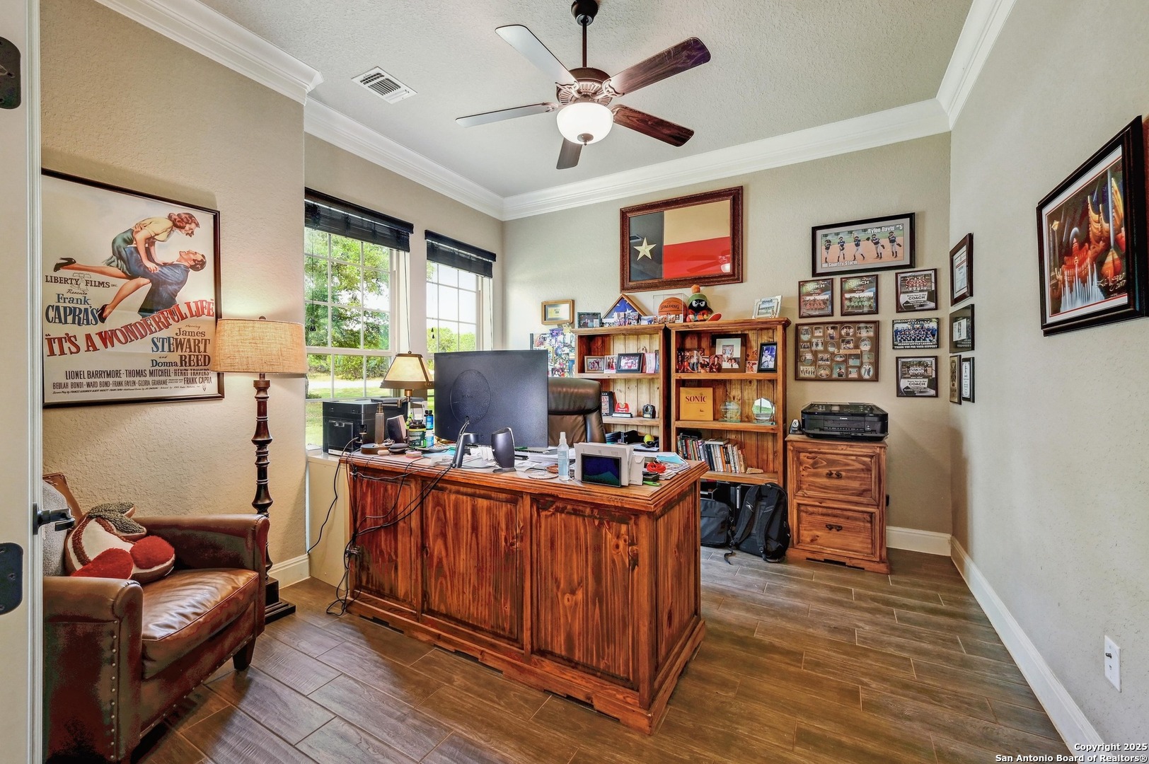 101 La Rosa Drive Blanco, TX 78606 - Photo 12 of 31 a view of a workspace with furniture and a window