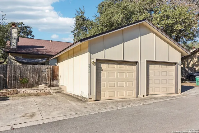 a backyard of a house