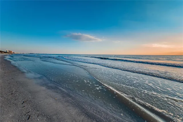a view of an ocean beach