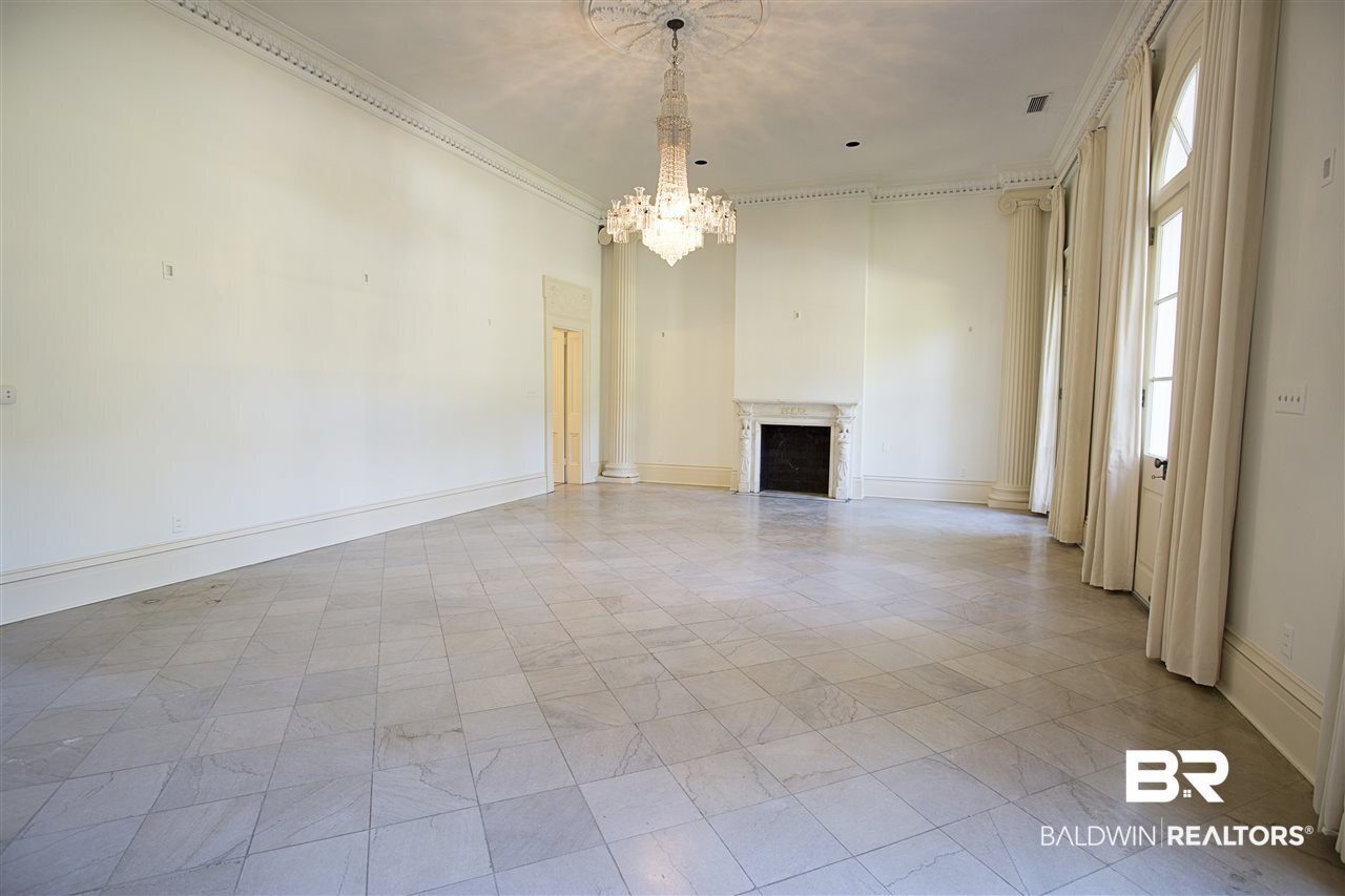 55 McGregor Avenue Mobile, AL 36608 - Photo 22 of 50 Long view of the ball room with marble floor