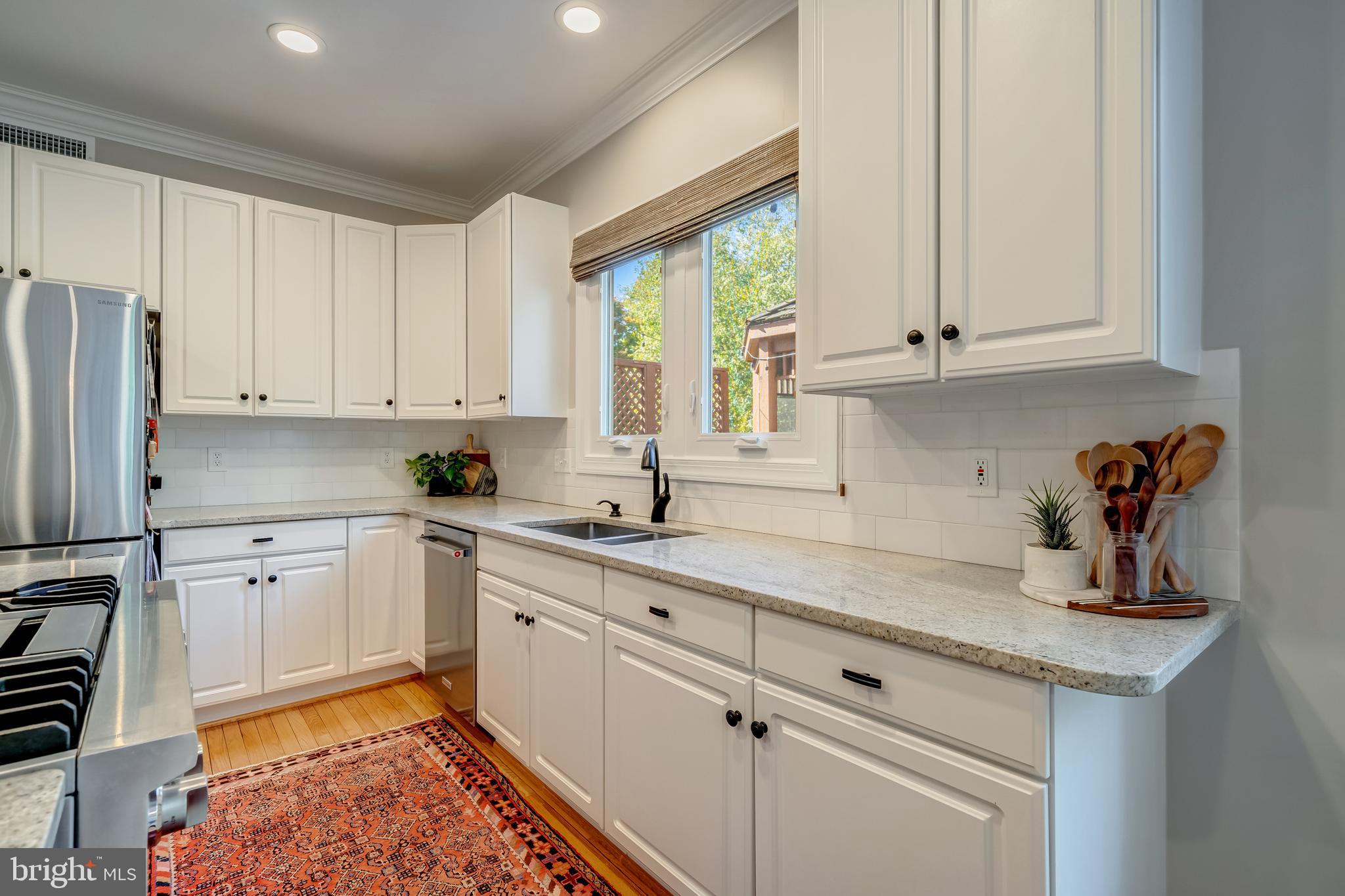 5464 Ashleigh Road Fairfax, VA 22030 - Photo 34 of 85 SEVERAL 42" CABINETS, SUBWAY TILE & DOUBLE SINK