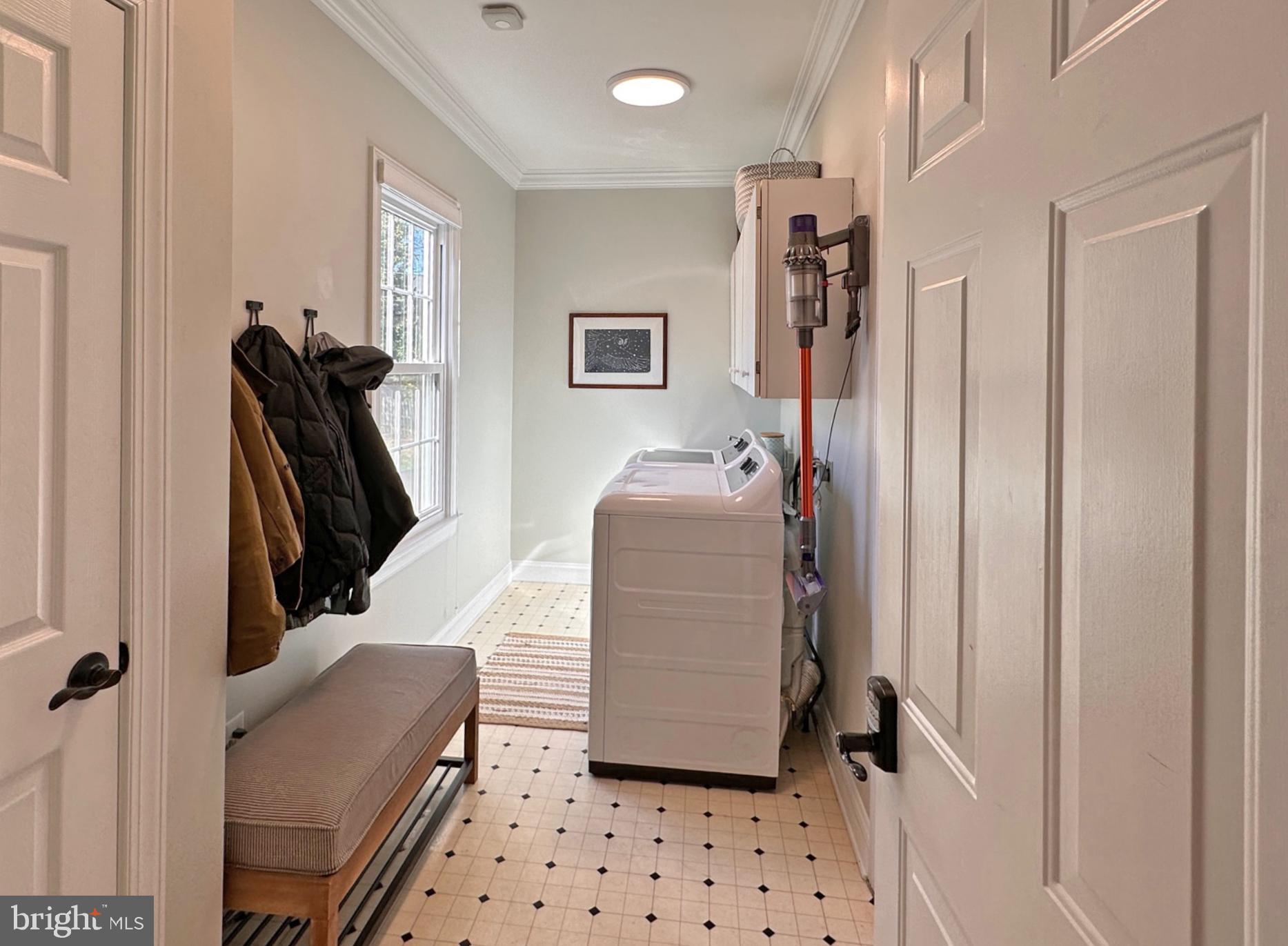 5464 Ashleigh Road Fairfax, VA 22030 - Photo 37 of 85 LAUNDRY ROOM FROM GARAGE ENTRY