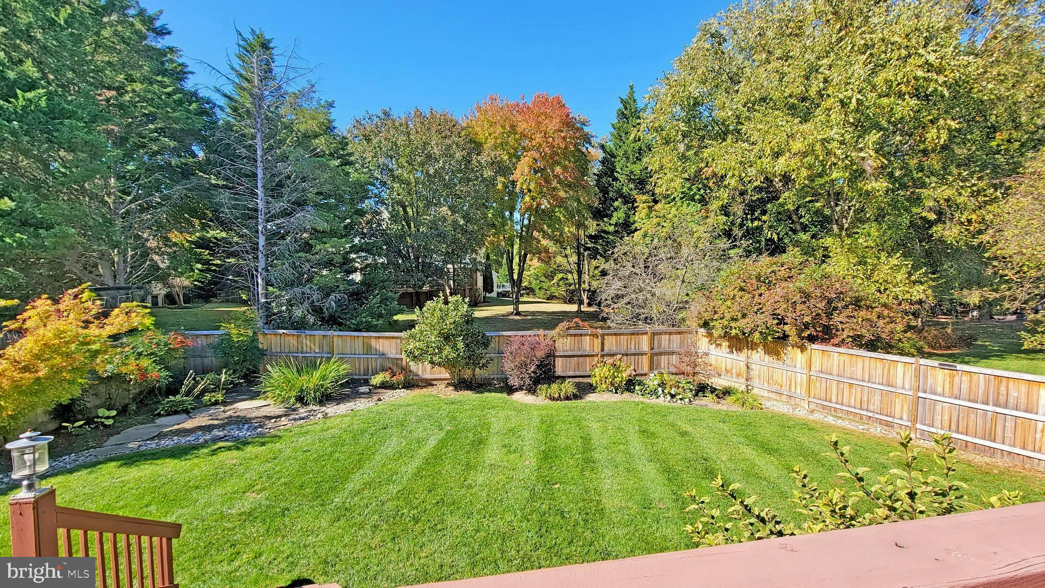 5464 Ashleigh Road Fairfax, VA 22030 - Photo 70 of 85 BACKYARD VIEW FROM THE DECK