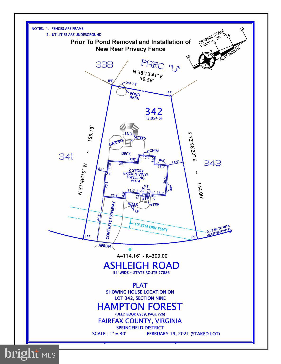 5464 Ashleigh Road Fairfax, VA 22030 - Photo 74 of 85 SURVEY