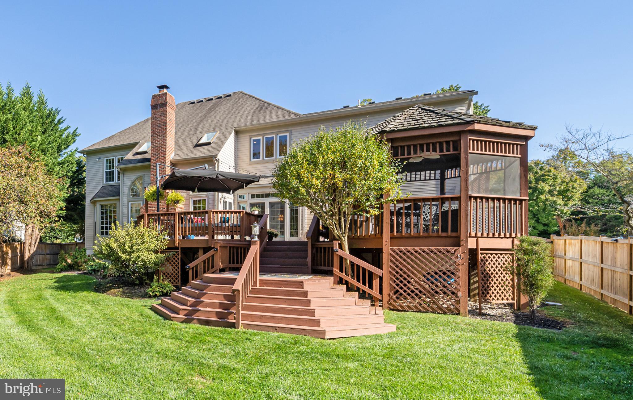5464 Ashleigh Road Fairfax, VA 22030 - Photo 8 of 85 ANOTHER VIEW OF THE BACK OF THIS HOME