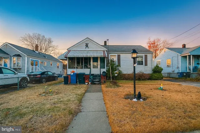 a view of a house with a patio
