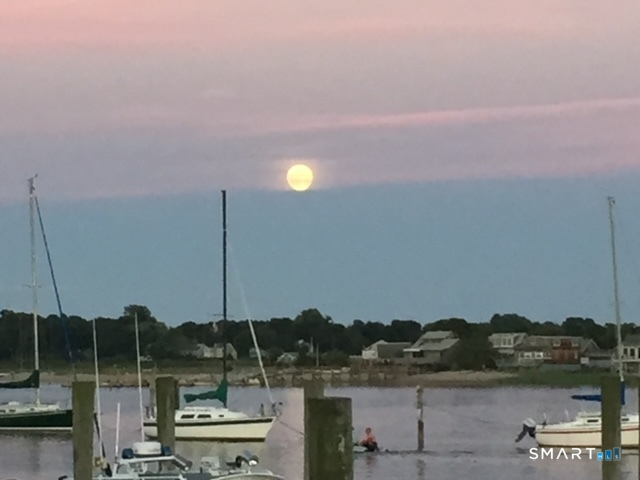 55 Kelseytown Road Clinton, CT 06413 - Photo 30 of 36 Moon over Clinton Harbor