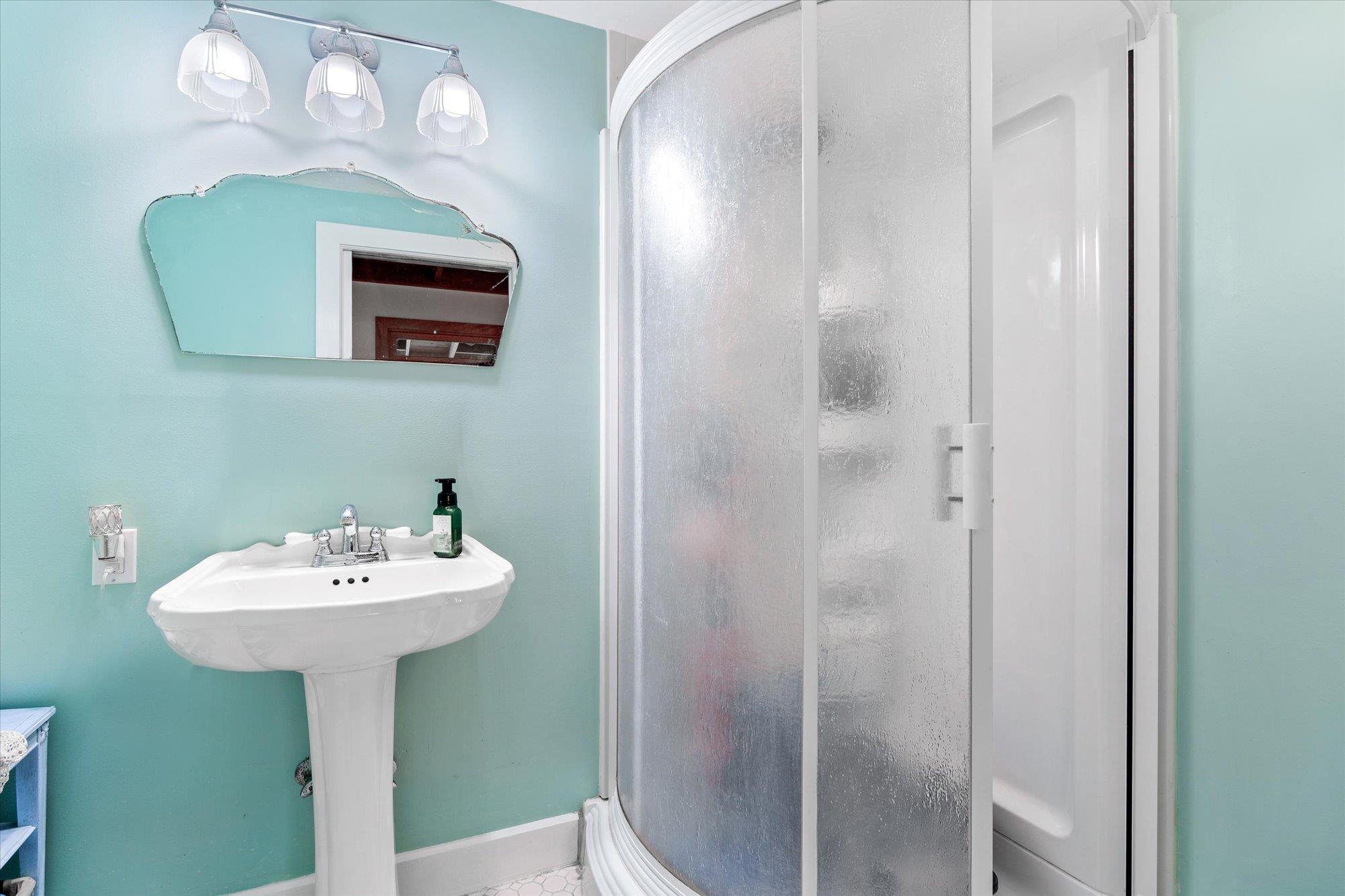 68 Kings Ferry Way St. Augustine, FL 32084 - Photo 17 of 52 Full bathroom with a shower stall and a sink