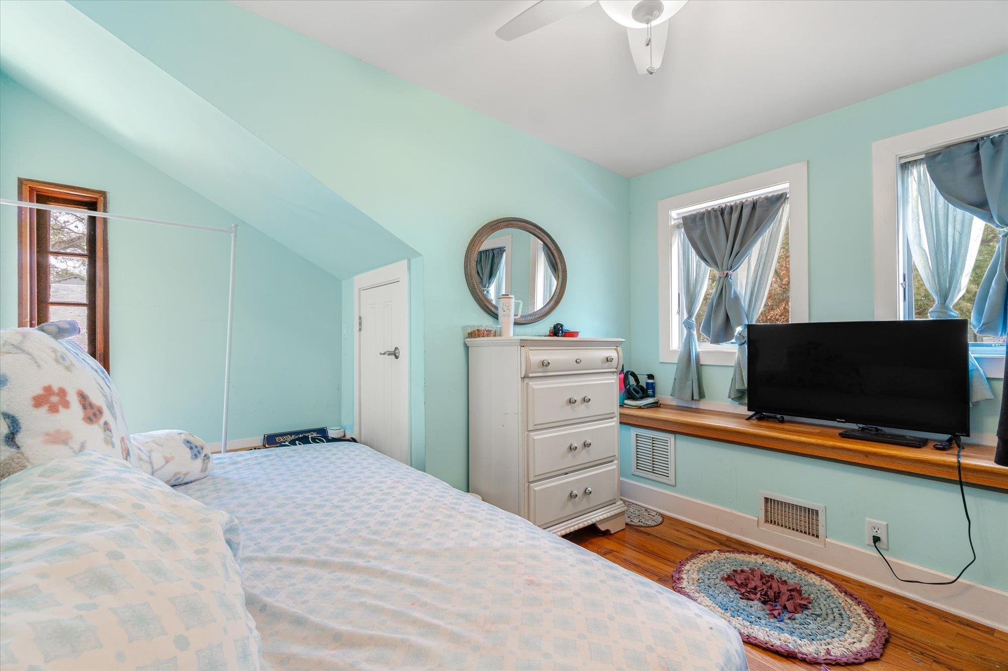 68 Kings Ferry Way St. Augustine, FL 32084 - Photo 27 of 52 Bedroom with wood finished floors and a ceiling fan