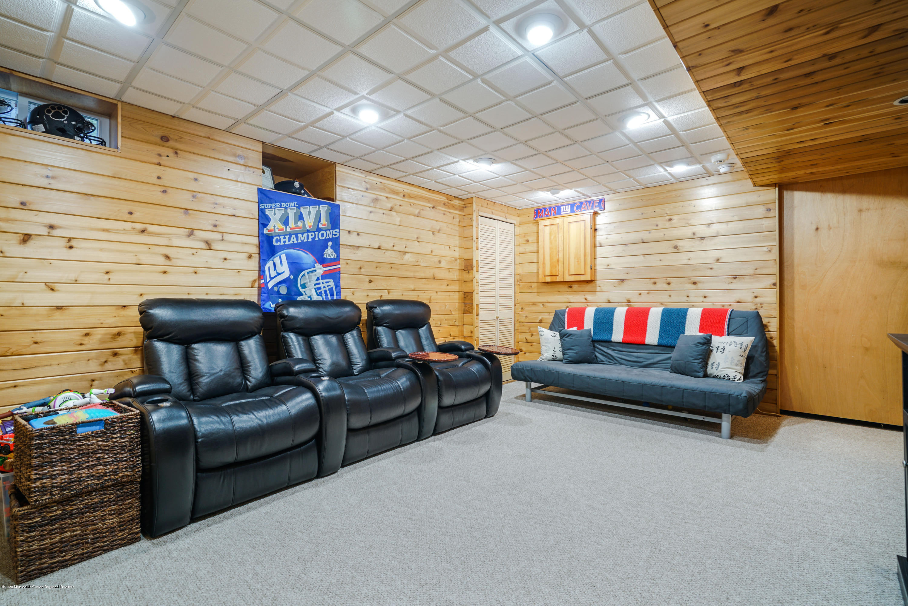 689 Line Road Matawan, NJ 07747 - Photo 18 of 25 a living room with furniture and a flat screen tv
