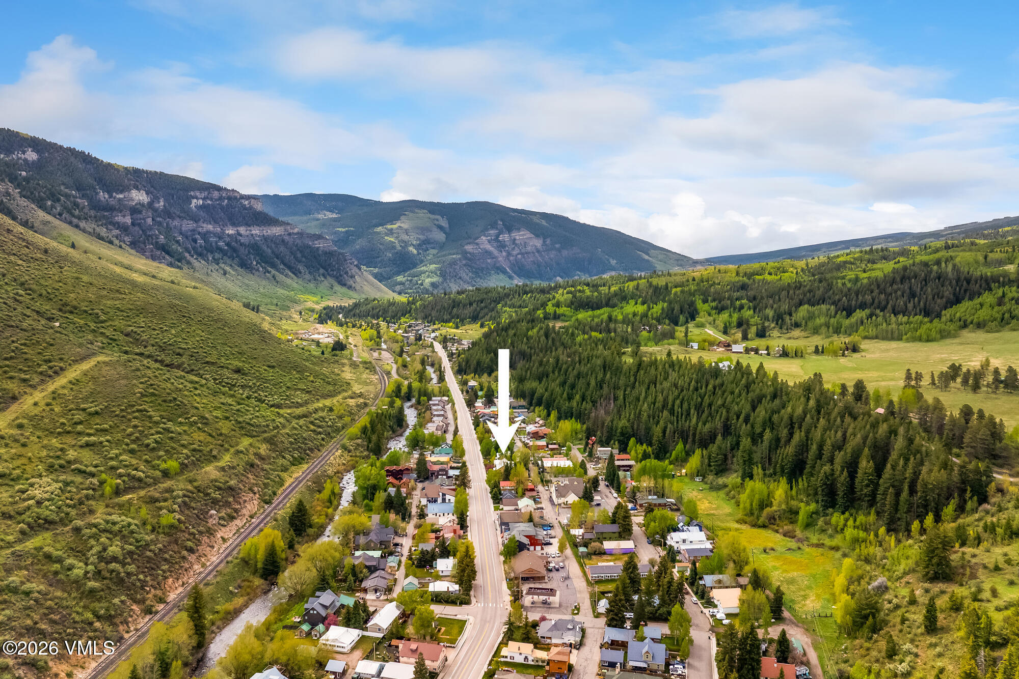 541 Main Street Minturn, CO 81645 - Photo 37 of 40 aerial 5 arrow
