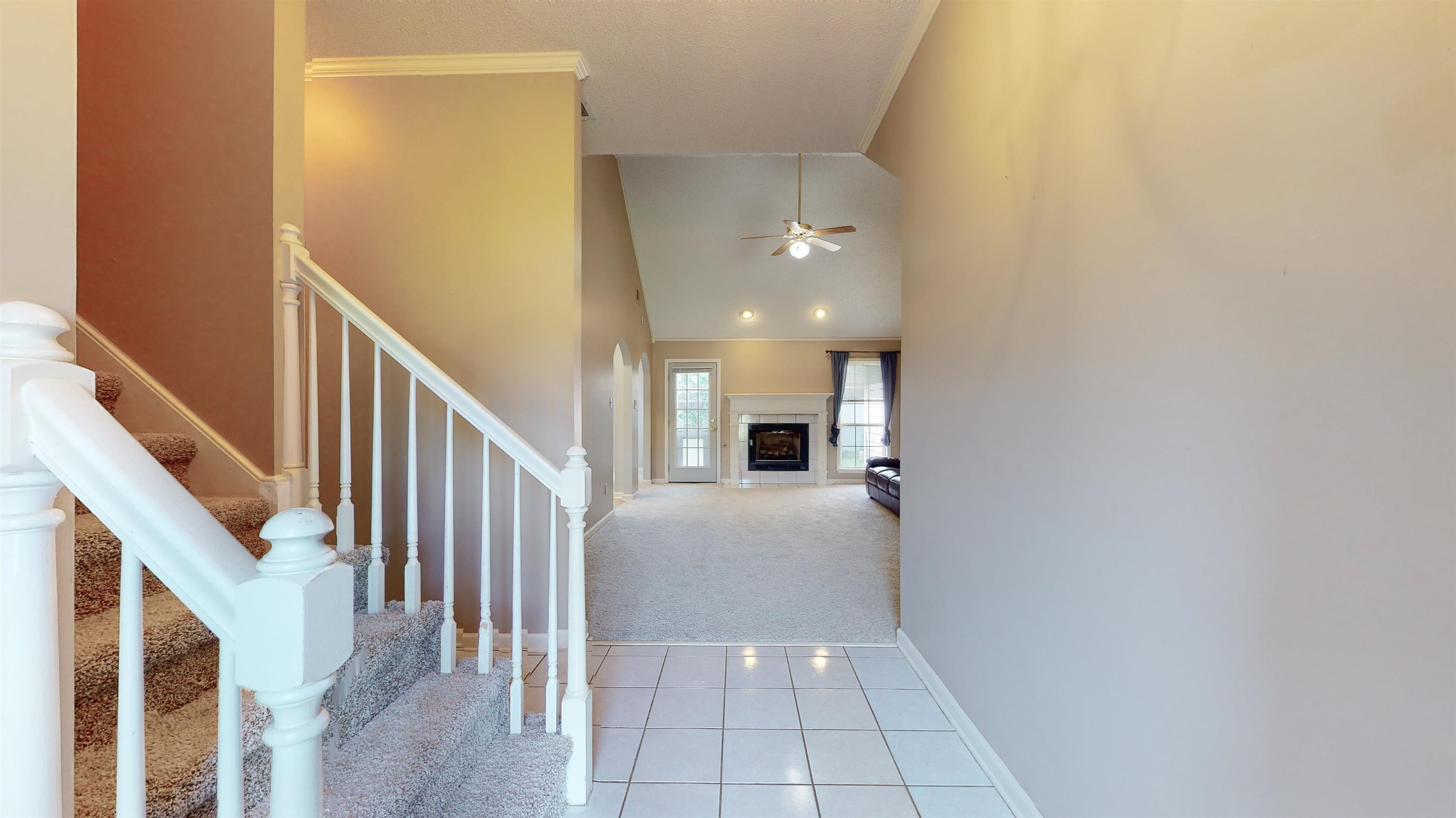 195 Cross Point Drive Collierville, TN 38017 - Photo 3 of 40 a view of a hallway with staircase