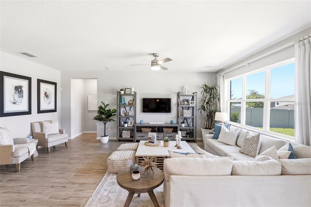 740 Rioja Drive Minneola, FL 34715 - Photo 18 of 33 a living room with furniture and a flat screen tv