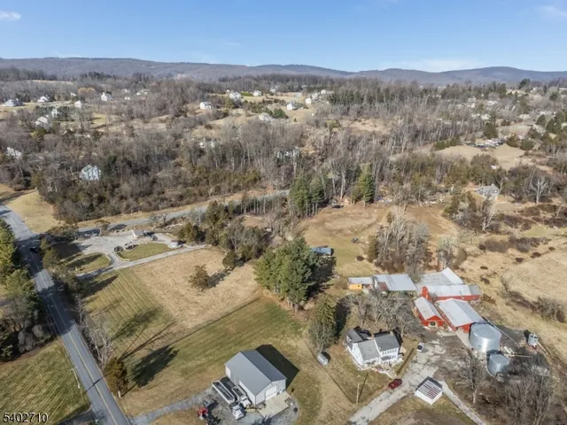 a view of a lake with houses