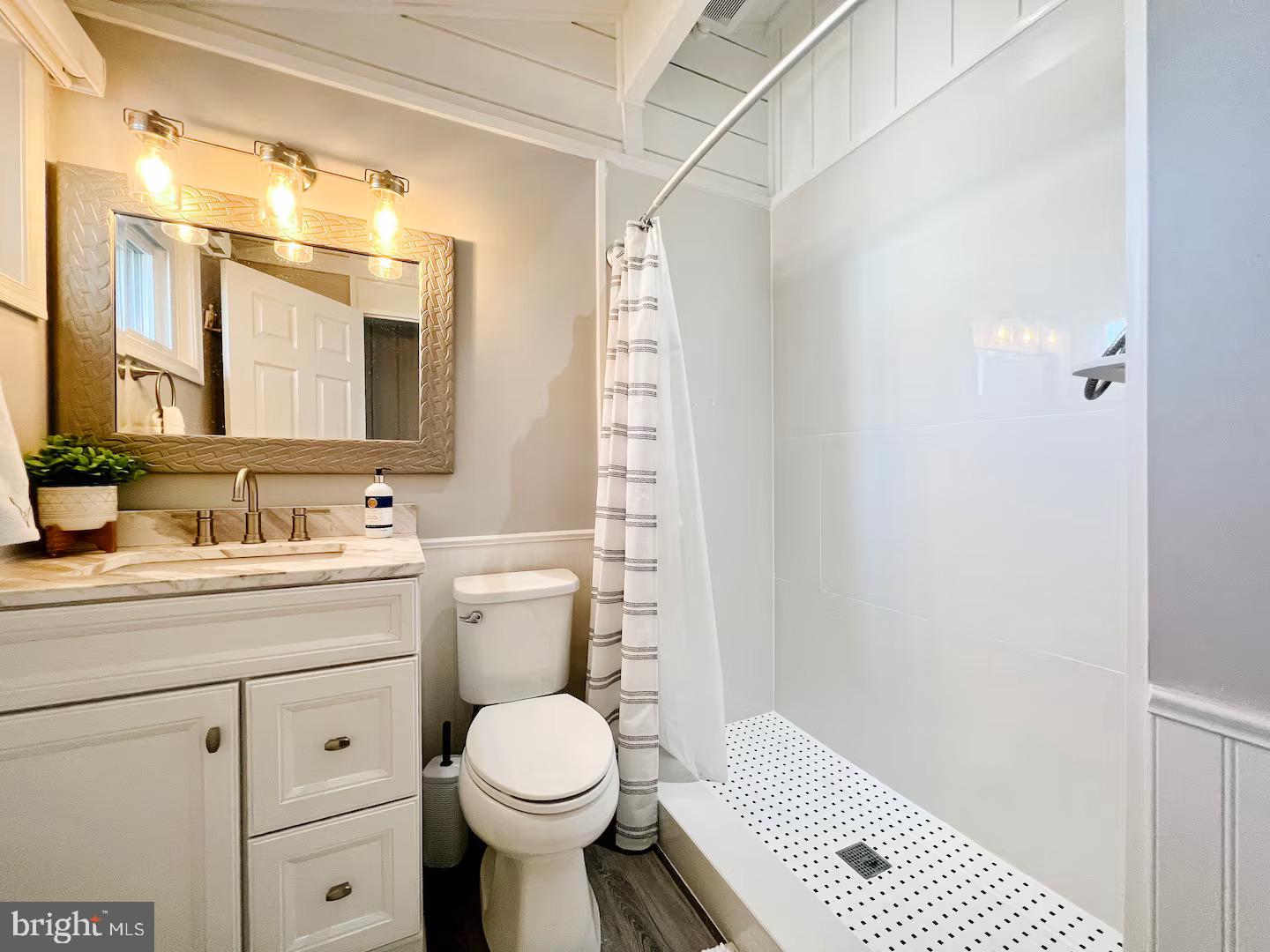 10609 Pine Needle Road Ocean City, MD 21842 - Photo 11 of 26 a bathroom with a sink a toilet and shower