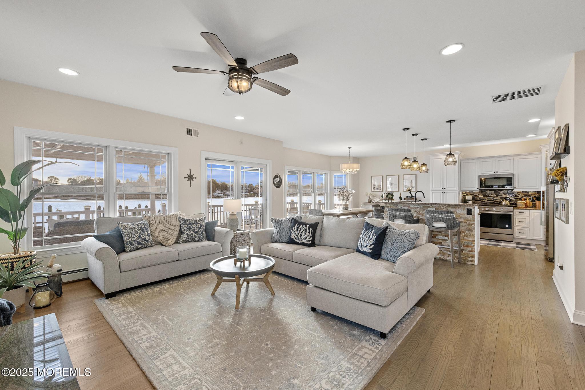 55 Bay Way Brick, NJ 08723 - Photo 7 of 29 a living room with furniture and view of kitchen