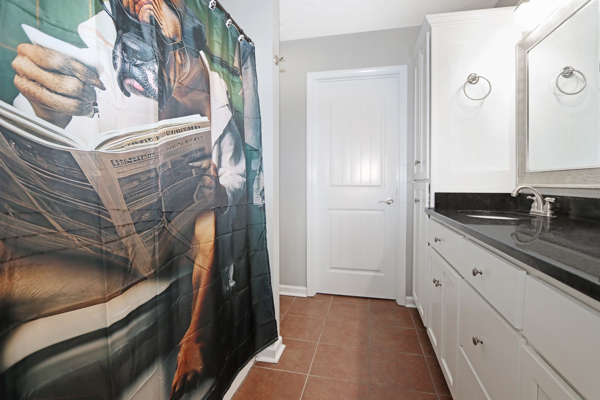 12 Haven Way Westmoreland, TN 37186 - Photo 13 of 16 a bathroom with a granite countertop sink and a mirror
